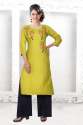 ZUBEDA VOL 2 Rayon Kurti Palazzo Set thumb 2