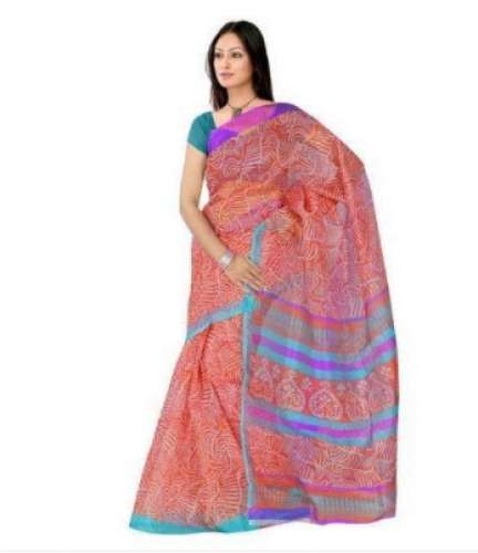 Buy Multi Color Printed Yashika Saree At Retail by Yashika