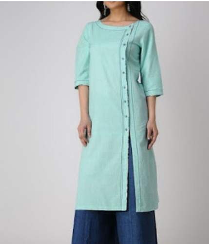 New Arrival Front Slit Kurti With Palazzo  by Bhakti Kala Creation