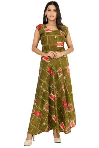 Anarkali Rayon Kurti by Classic KiKu by Classic The Fashion Hub