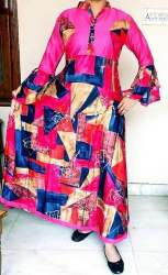 Elegant Printed Rayon Kurtis