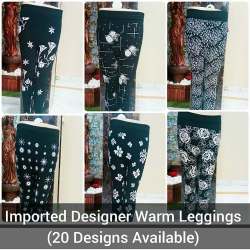 Imported Designer Warm Leggings