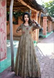 Designer Long Flare Gown Kurti