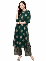 Party Wear Kurti Palazzo