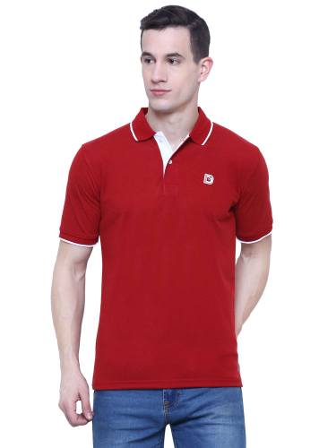 Men's Cotton Polo T-shirts by Downtown Fashion