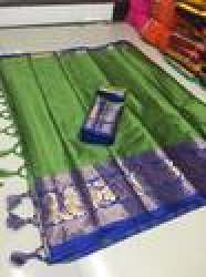 Jacquard Silk Saree With Heavy Border3