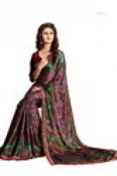 Ladies Fancy Georgette Saree With Lace Border4