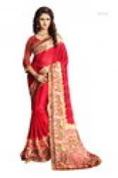Ladies Fancy Georgette Saree With Lace Border6
