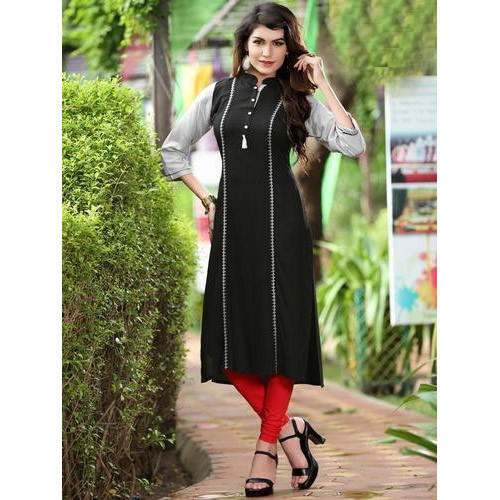 Ladies Fancy Rayon Kurti 