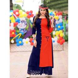 Ladies Fancy Rayon Kurti1