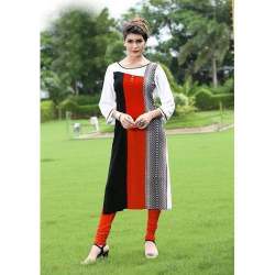 Ladies Fancy Rayon Kurti3