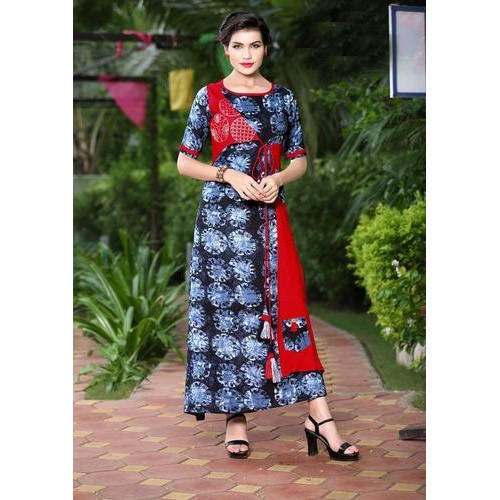 Ladies Long Cotton Kurti