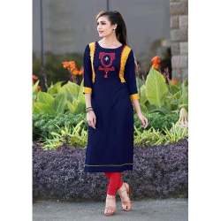 Ladies Straight Rayon Kurti
