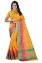 New Jacquard Work Poly Silk Sarees thumb 1