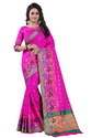 New Jacquard Work Poly Silk Sarees thumb 4