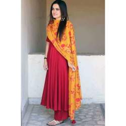 Beautiful Rayon Kurtis With Palazzo