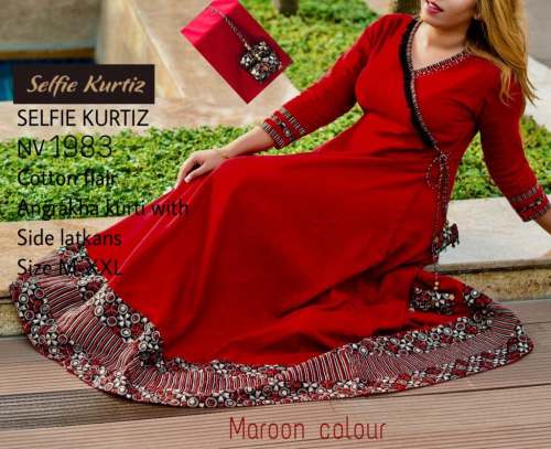Ladies Angrakha Kurtis