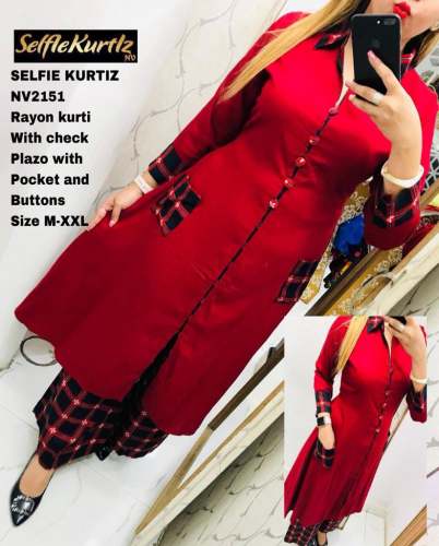 Trendy Rayon Kurtis by R C Creation