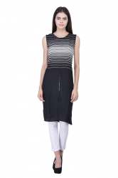 Black and White Long Top