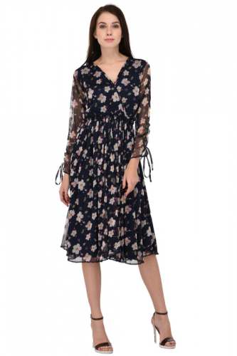 Black Casual Dress -3195 by Trendif