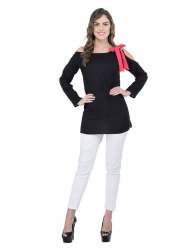 Black Knotted Top - 3132