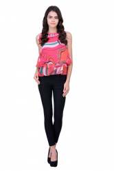 Pink Printed Top - 3124
