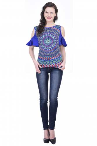 Tribal Fancy Printed Top-3058