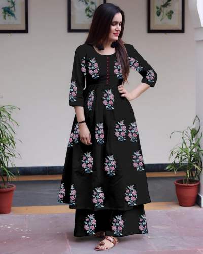 heavy camric cotton Printed Kurti