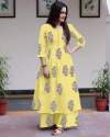 heavy camric cotton Printed Kurti thumb 2