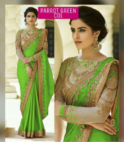 New designer catlog pieces saree by Vagmine Fashion
