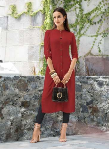 New Designer Plain Kurti