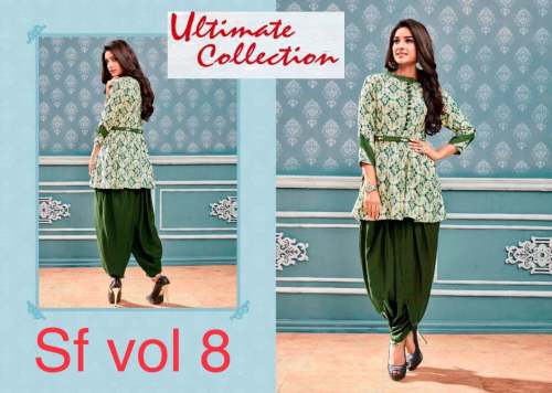 New Fancy  Kurti + Dhoti