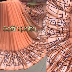New Sattin Patta Saree