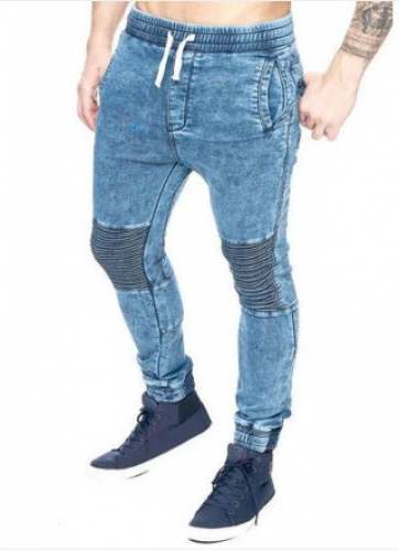 Daily Wear Denim Jogger Pant  by Chopra Exports