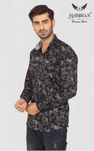 HAMSON Cotton Printed Shirt for Men by Hamson Fabrics