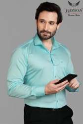 Satin Plain Formal Shirt by Hamson 