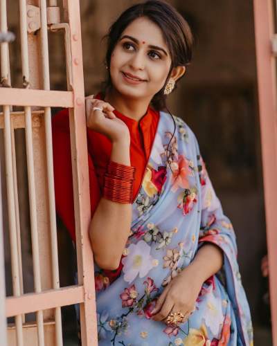 Kinjal dave Saree Designer | kinjal dave in saree