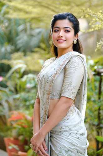 Rashmika mandanna in saree geetha govindam