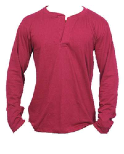 Maroon Full Sleeves T shirts by Vegie Garments Private Limited