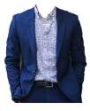 Mens Royal Blue Formal Blazer