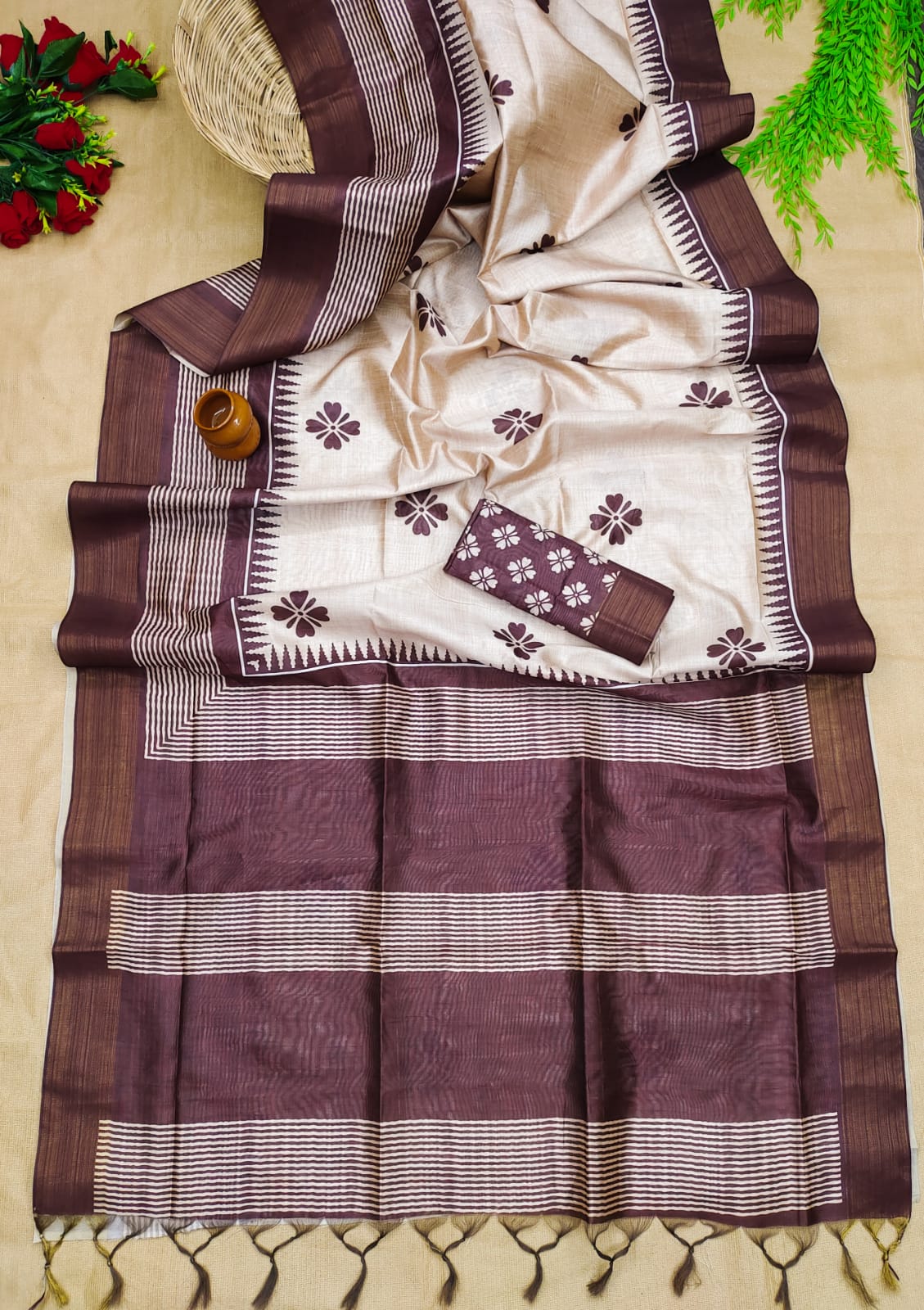 soft cotton silk saree 