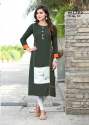 Designer Rayon kurti with DIGITAL print thumb 5