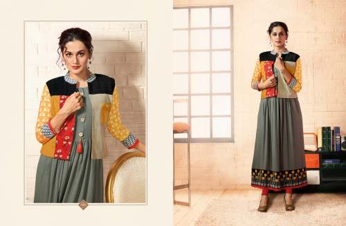 vihal fashion Reyon kurtis