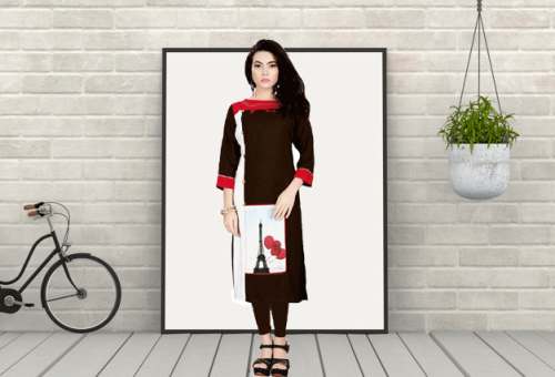 Digital Print  Rayon kurti  by Purvaja