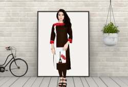 Digital Print  Rayon kurti 