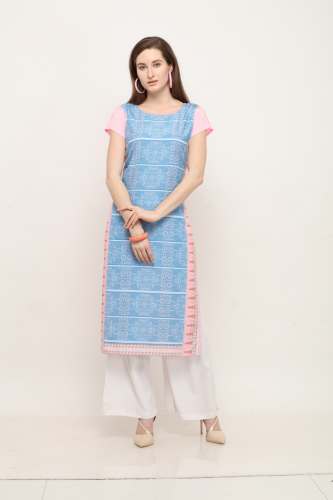 Ethnic wear crepe kurti by Purvaja