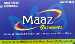 Maaz Garment logo icon