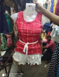 Buy Fancy Pink Sleeveless Top For Women