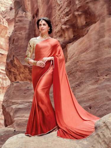 Women Plain Silk Saree