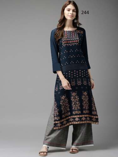 Latest Crepe Kurti 